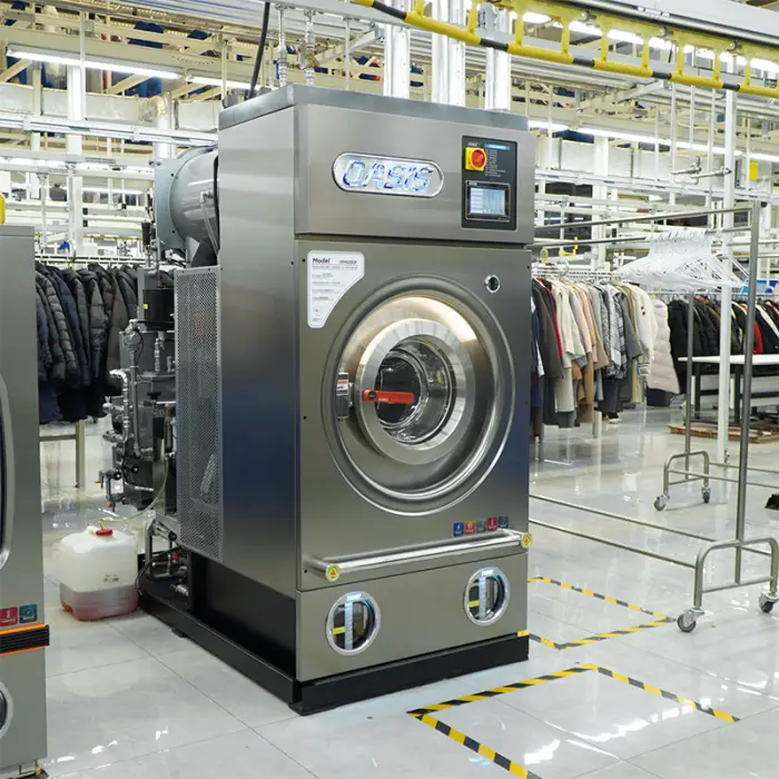 OASIS Factory Commercial Silm Multi -Solvent 12kg Dry Cleaning Machine Fully Enclosed Chemical Equipment for Silk Suit — image 2