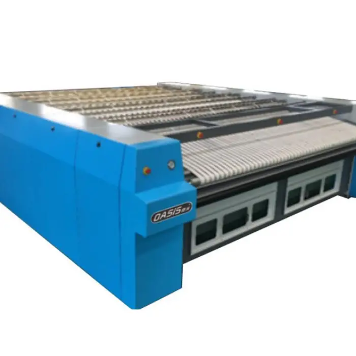 Oasis Commercial 3m Steam Heating Roller Flatwork Bed Sheet Automatic Ironing Machine for Hotel Hospital and Campus Laundry — image 5
