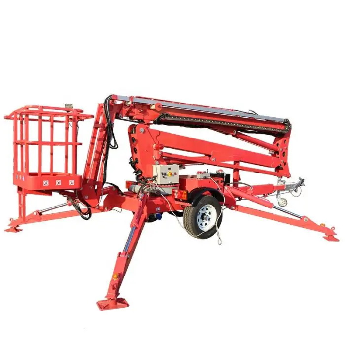 6m to 20m Towable Trailer Mounted Mini Boom Lift Articulated Boom Lift — image 6