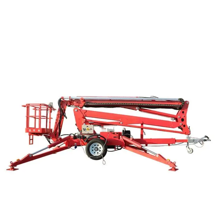 6m to 20m Towable Trailer Mounted Mini Boom Lift Articulated Boom Lift — image 7