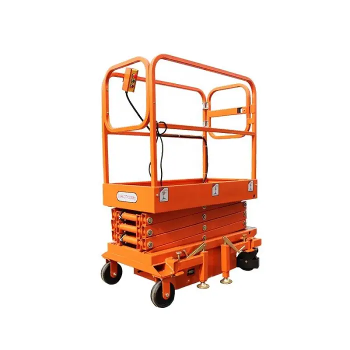 Factory Price Supplied 3m Hydraulic Mini Aerial Telescopic Portable Lifter Lift Platform 500kg — image 5