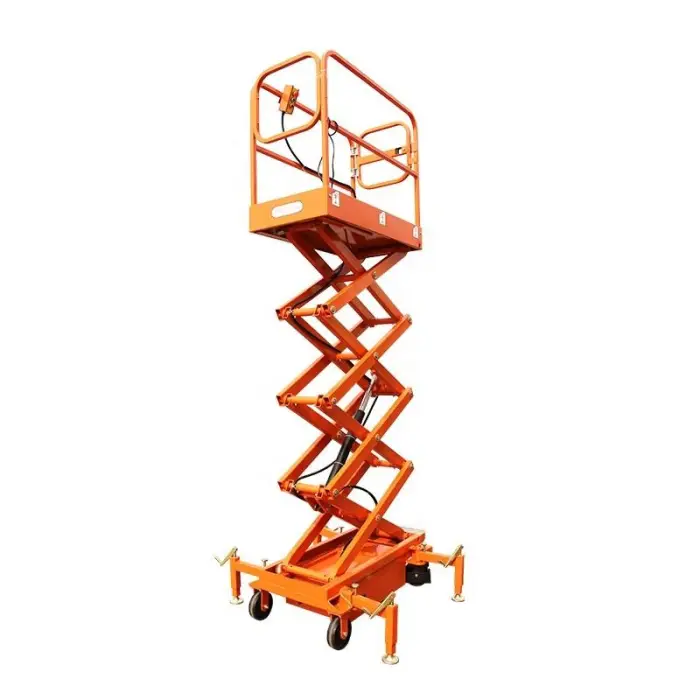 Factory Price Supplied 3m Hydraulic Mini Aerial Telescopic Portable Lifter Lift Platform 500kg — image 7