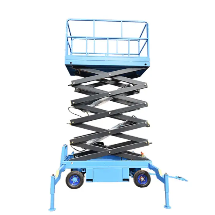 4m to 20m Hydraulic Electric Scissor Lift 6m 8m 10m 12m 14m Mobile Lifter Scaffolding Man Aerial Platform — image 4