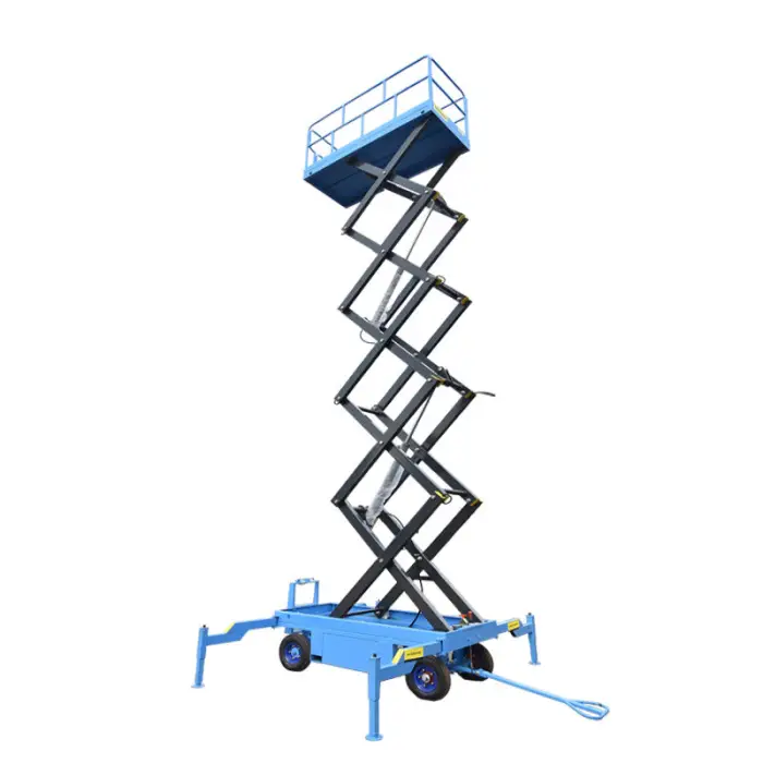 4m to 20m Hydraulic Electric Scissor Lift 6m 8m 10m 12m 14m Mobile Lifter Scaffolding Man Aerial Platform — image 6
