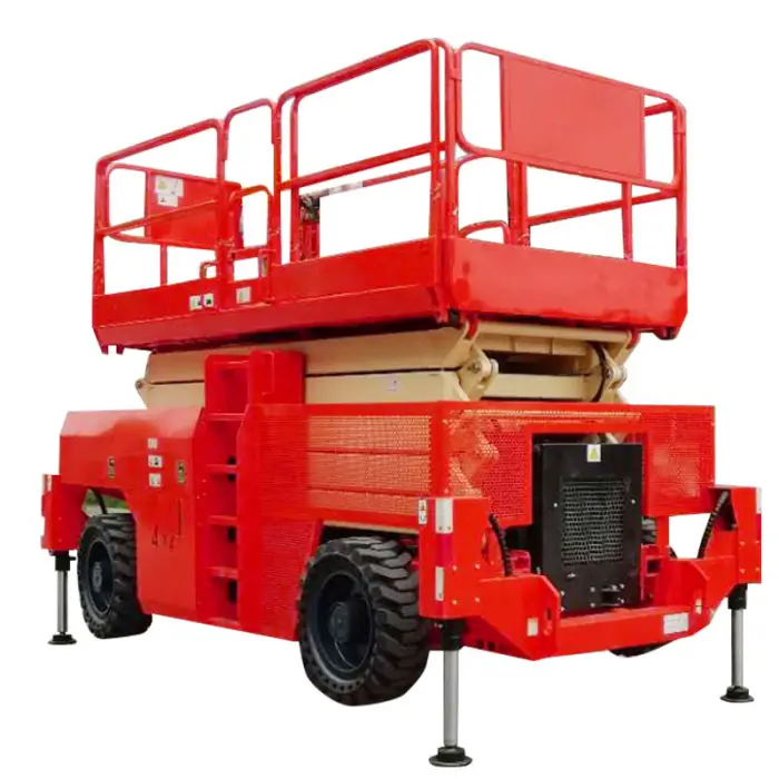 4~18m Nifty Haulotte Designed Aerial Man Lifting Platform Electric Hydraulic Scissor Lift — image 4