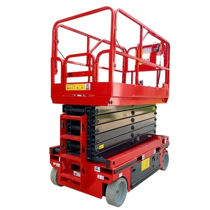 Hot Sale SAGA FIRST Aerial Skylift 10m-20m Mobile Lifter Scaffolding Battery-Powered Hydraulic Carbon Steel Scissor Lift — image 3