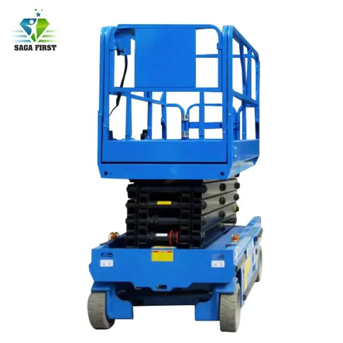 Hot Sale SAGA FIRST Aerial Skylift 10m-20m Mobile Lifter Scaffolding Battery-Powered Hydraulic Carbon Steel Scissor Lift — image 7