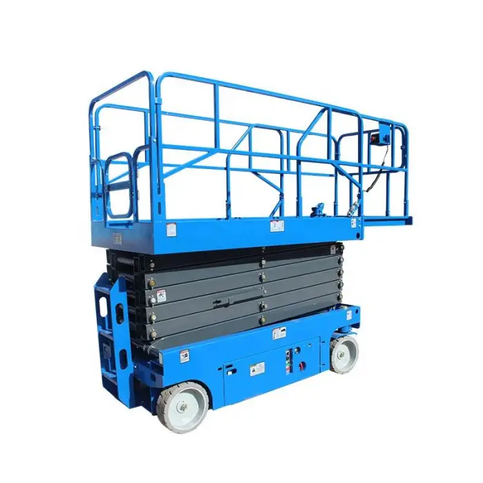 8m 10m 14m 450kg Load Capacity Electric Lift Hydraulic Scissor Lift — image 4
