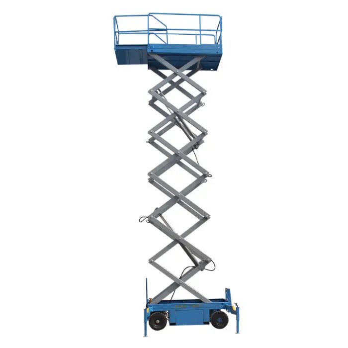 Philippines 4m to 20m Height Mobile Hydraulic Scissor Lift 6m 500kg Electric Scissor Lift Platform for Sale — image 4