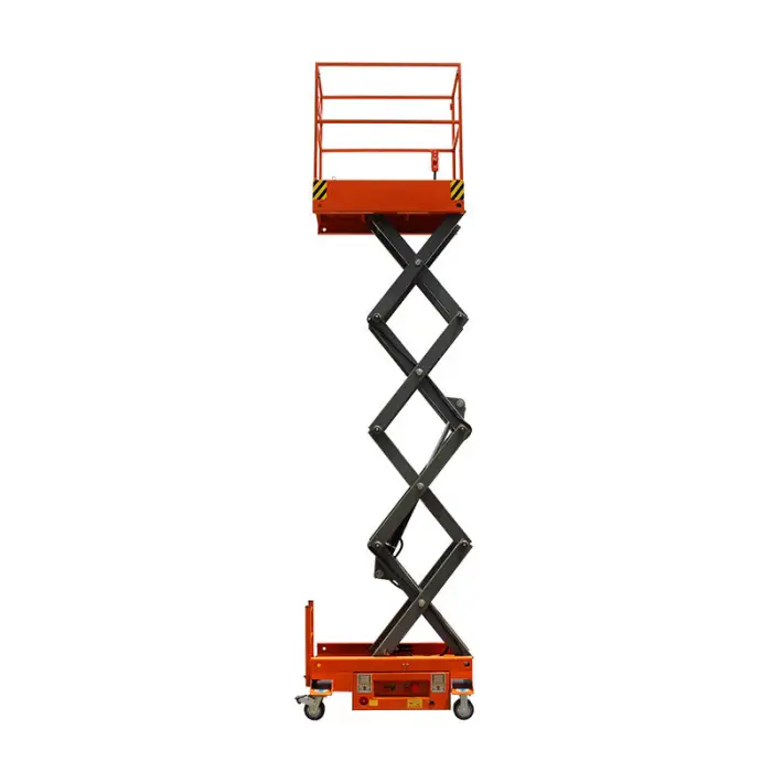 2026 new Mini Scissor Lift Manual Self Propelled Lift for promotion — image 4