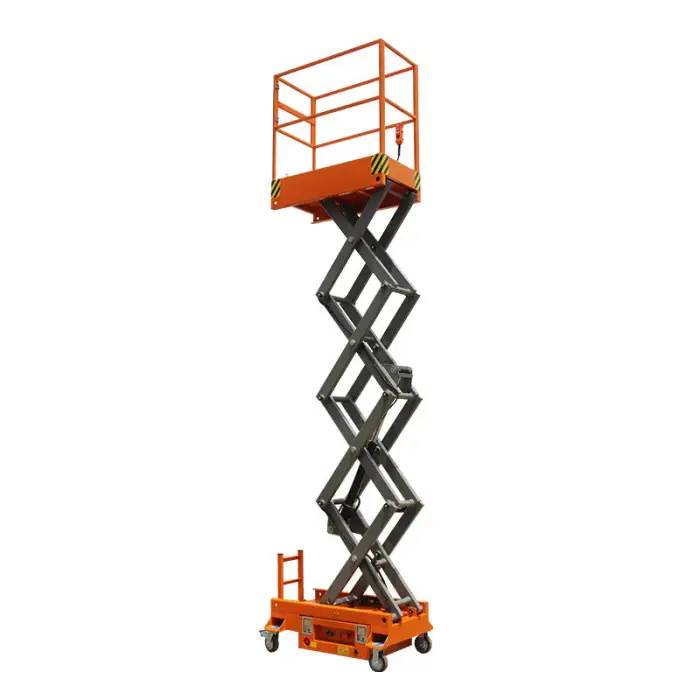 2026 new Mini Scissor Lift Manual Self Propelled Lift for promotion — image 5