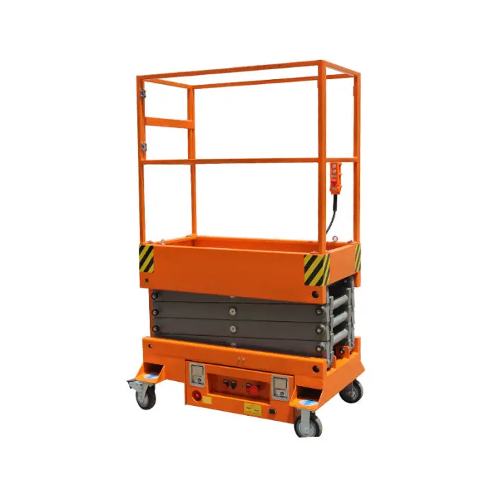 2026 new Mini Scissor Lift Manual Self Propelled Lift for promotion — image 6