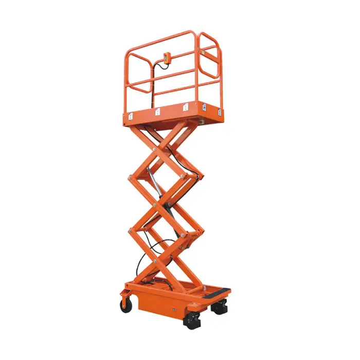 2026 new Mini Scissor Lift Manual Self Propelled Lift for promotion — image 7