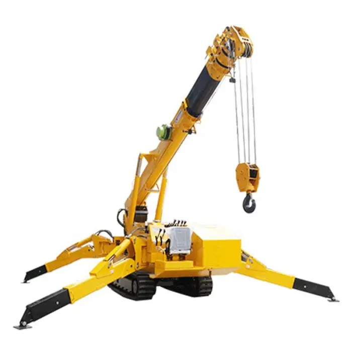 1 Ton 2 Ton 3 Ton Tracked Crawler Spider Crane Portable Compact Construction Crane — image 4
