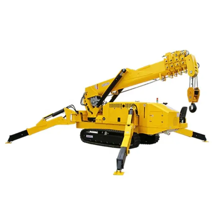 SAGA FIRST Tracked Crawler Spider Crane 2.95 Ton 360 Rotary 10m Lifting Height Portable Construction Crane 1 Year Warranty — image 6