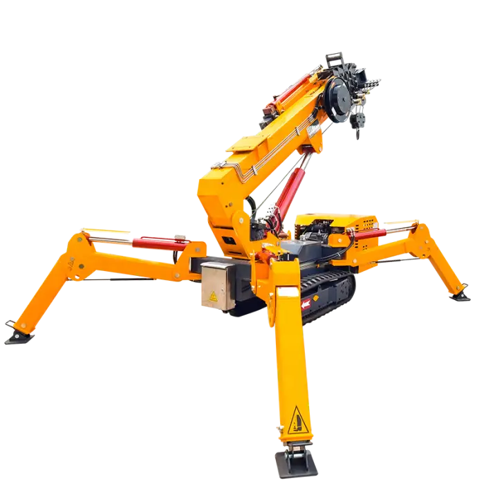 High Quality 2 Ton Hydraulic Crawler Crane Portable Spider Crane With Low Price — image 5