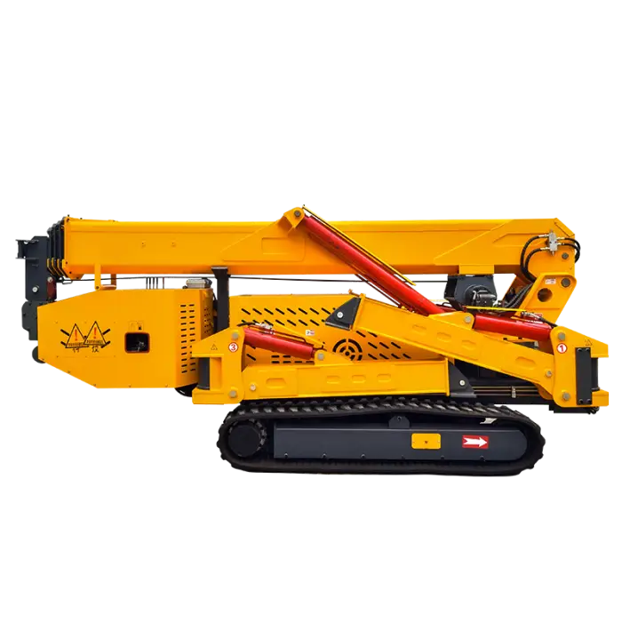 8ton 20ton 24m Portable Diesel+Electric Dual Engine Spider Crawler Crane Construction Use Lift Hoist for Use — image 3