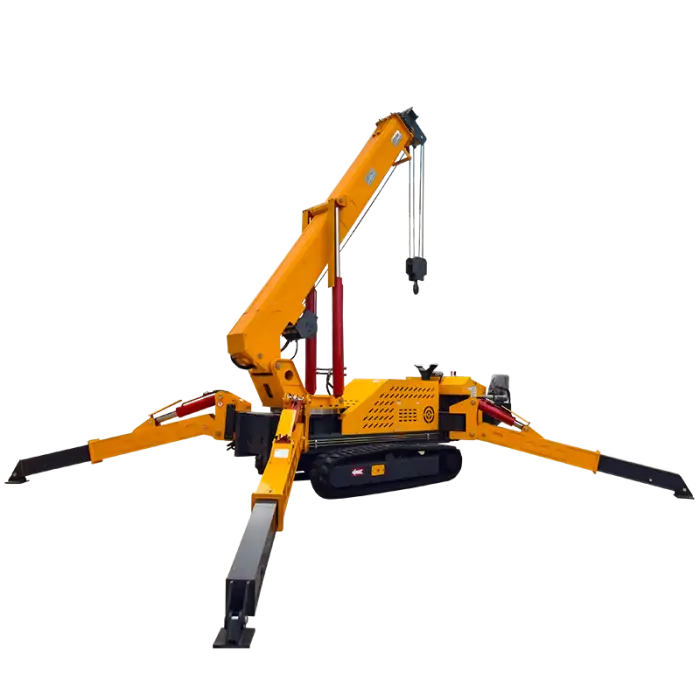 8ton 20ton 24m Portable Diesel+Electric Dual Engine Spider Crawler Crane Construction Use Lift Hoist for Use — image 4