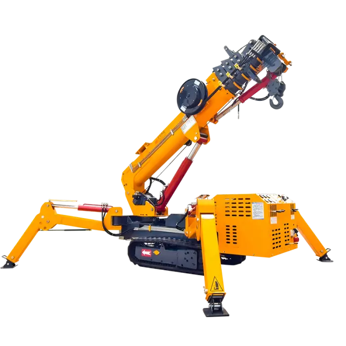 5 Ton 8 Ton Spider Crane With Long Lift Spider Boom for Sale — image 6