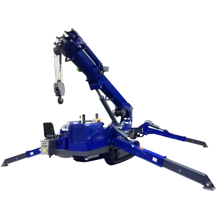 China Brand New Spider Crane Micro Telescopic Crawler Crane With Spider Outrigger — image 5