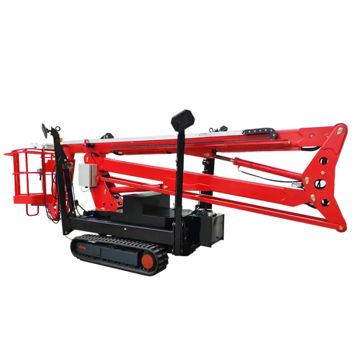 10m24m All Terrain Spider Articulated Crawler Boom Lift Aerial Work PlatformTracked Chassis Boom Lift — image 5