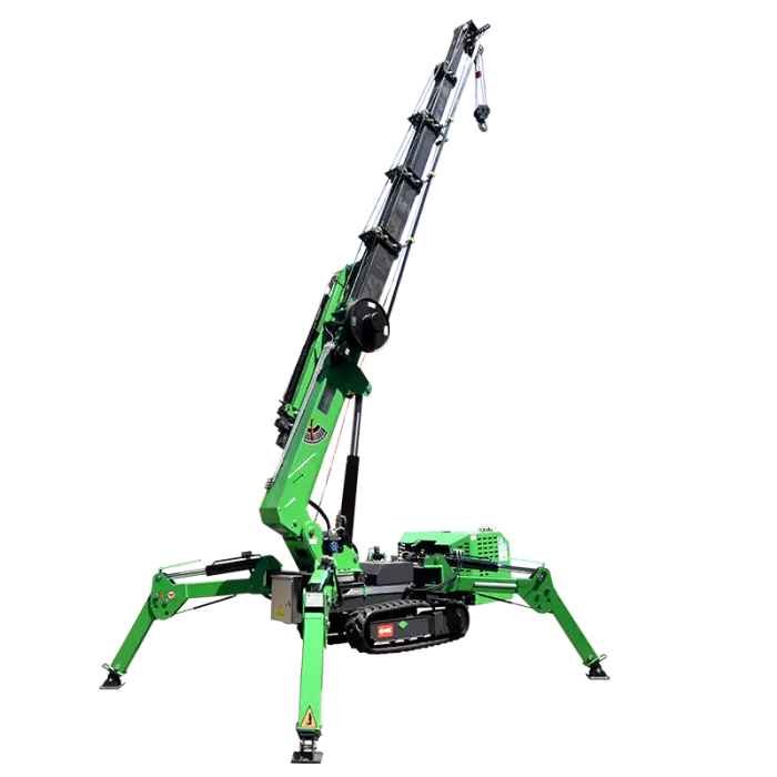 Cheap Telescopic Spider Boom Lift Ladder Wheel Spider Crawler Crane — image 3