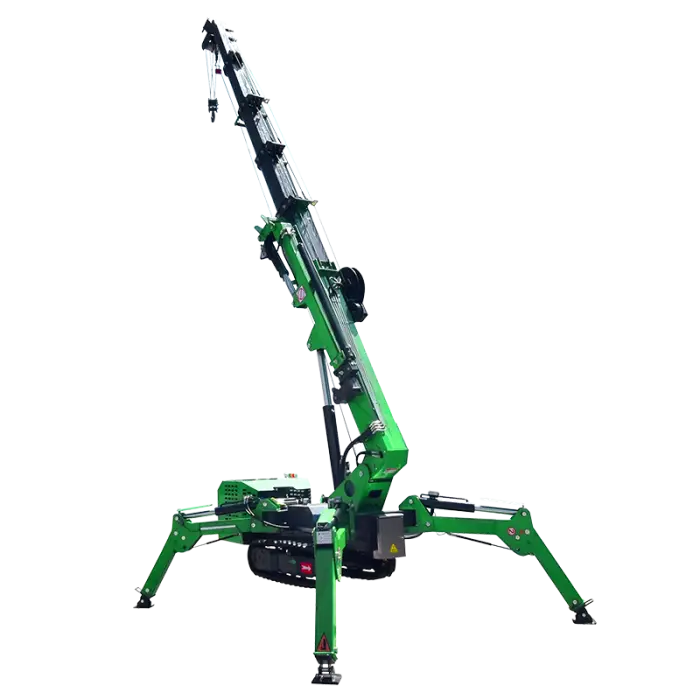 Cheap Telescopic Spider Boom Lift Ladder Wheel Spider Crawler Crane — image 4