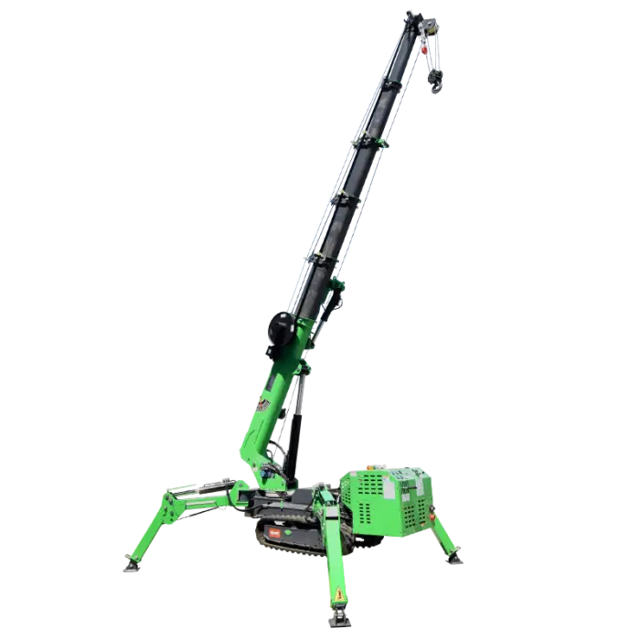 Cheap Telescopic Spider Boom Lift Ladder Wheel Spider Crawler Crane — image 6