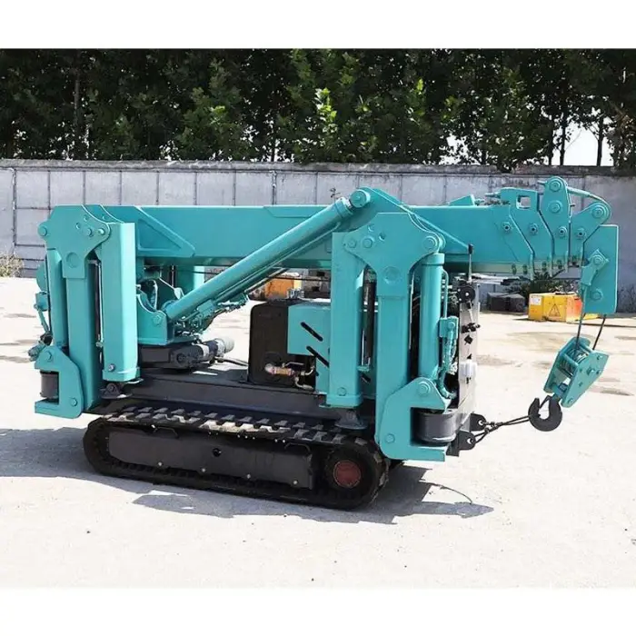 Mini Heavy Duty Spider Crawler Crane Elevator Hoist Glass Curtain Wall Lift Telescopic 8T Small Spider Crane — image 4