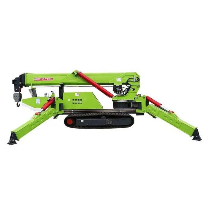 Mini Heavy Duty Spider Crawler Crane Elevator Hoist Glass Curtain Wall Lift Telescopic 8T Small Spider Crane — image 5