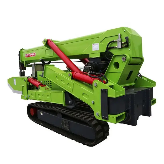 24m Heavy Duty Mini Spider Crawler Crane Elevator Hoist Glass Curtain Wall Lift Telescopic 8T Small Spider Crane — image 3