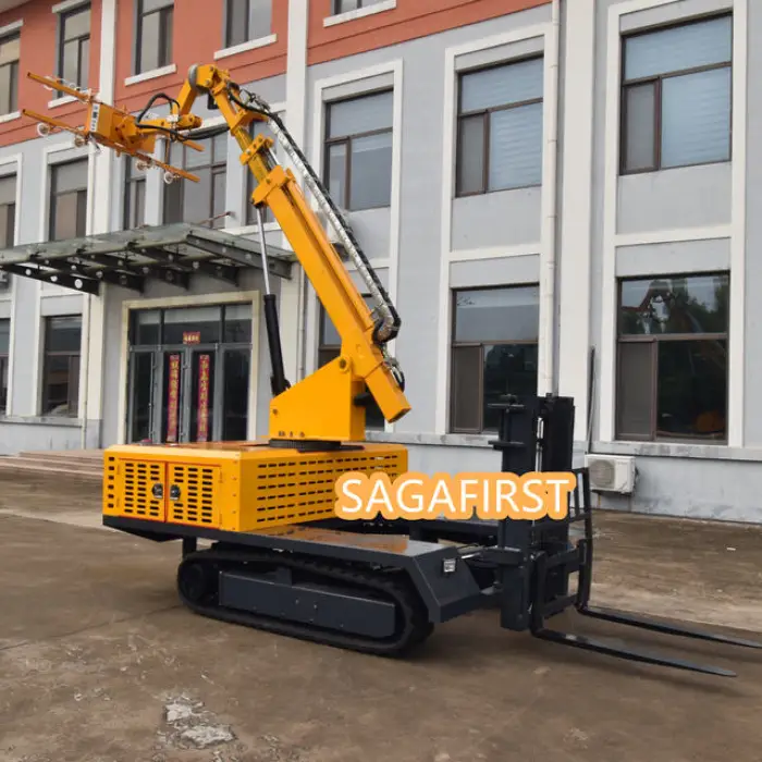 New Hydraulic Crawler Photovoltaic Panel Installation Vehicle | Solar Mounting Machine 1500kg Load Capacity 360 Rotation for — image 7