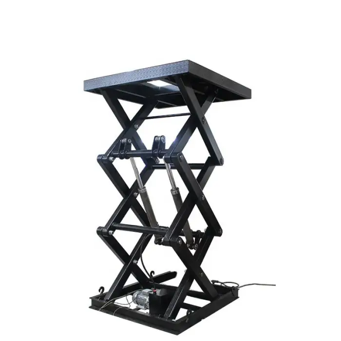 China Supplier Good Quality Hydraulic Electric Mini Scissor Lift Table Plans for Sale — image 5
