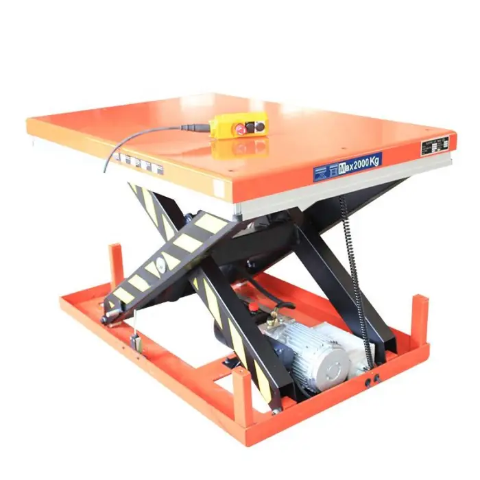 Stationary Hydraulic Scissor Lift Table for Furniture Workshop — image 5