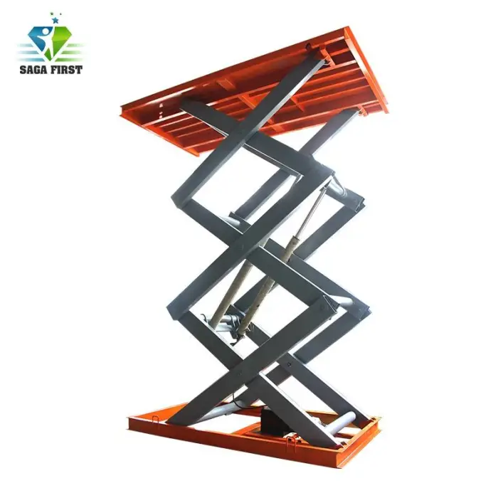 3m 4m Lifting Height Heavy Duty Ramp Car Scissor Lift With CE — image 6