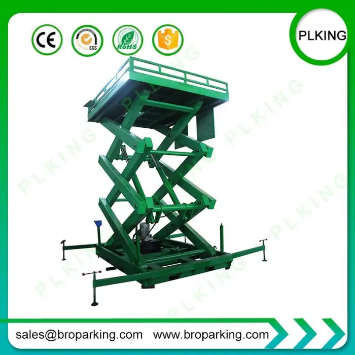 5000kg Load Basement Pit Auto Hydraulic Scissor Lift Table — image 5
