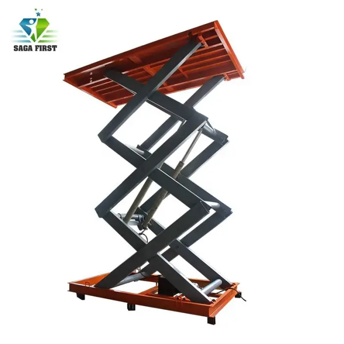 Industrial Scissor Lift Table 3 Ton Hydraulic Material Lift with CE — image 4