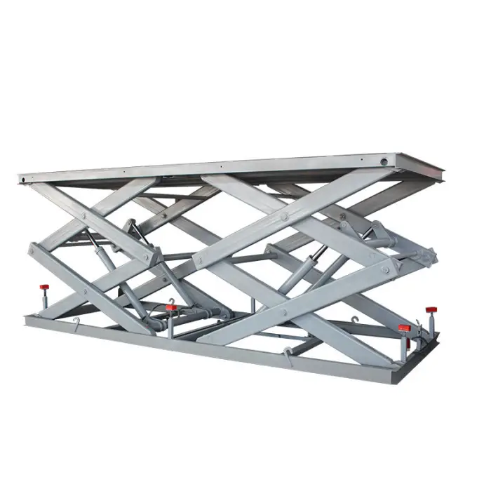 Stationary Electric Hydraulic Scissor 2 Ton Freight Elevator for Warehouse — image 3