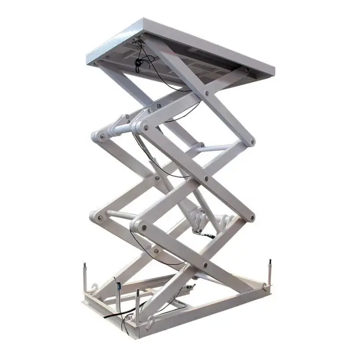Manual Stationary Stage Scissor Lift Platform — image 4