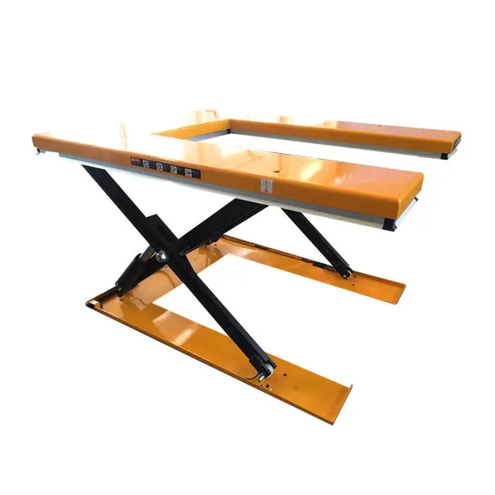 1 Ton Electric Hydraulic U Shape Pallet Lifter Scissor Lift Tables — image 2