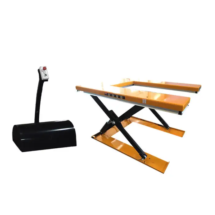 1 Ton Electric Hydraulic U Shape Pallet Lifter Scissor Lift Tables — image 3