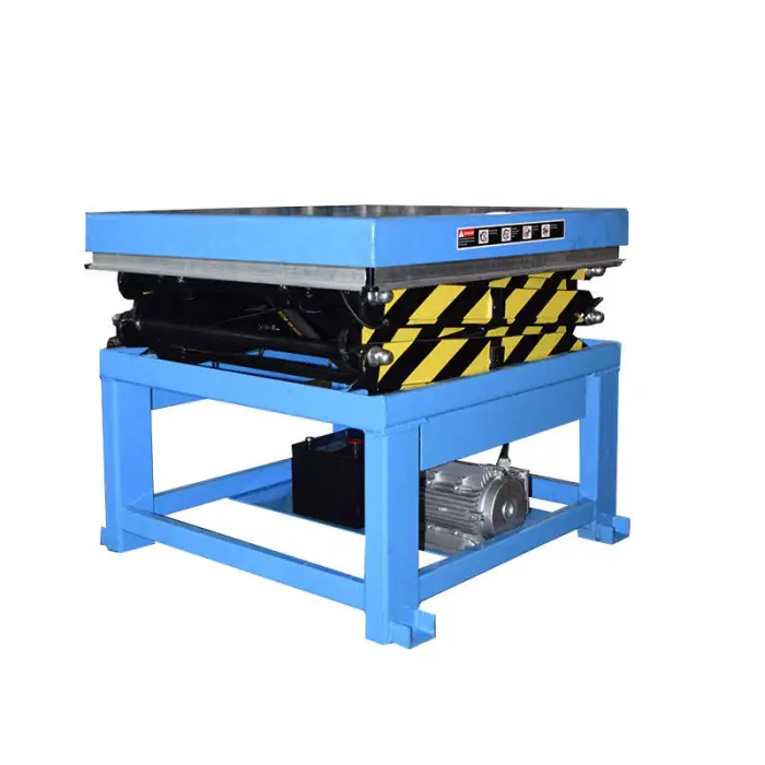2022 Stationary Lift Table Platform Three Scissors Mini Table Lift — image 5