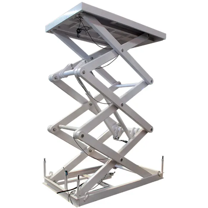 2022 Stationary Lift Table Platform Three Scissors Mini Table Lift — image 7