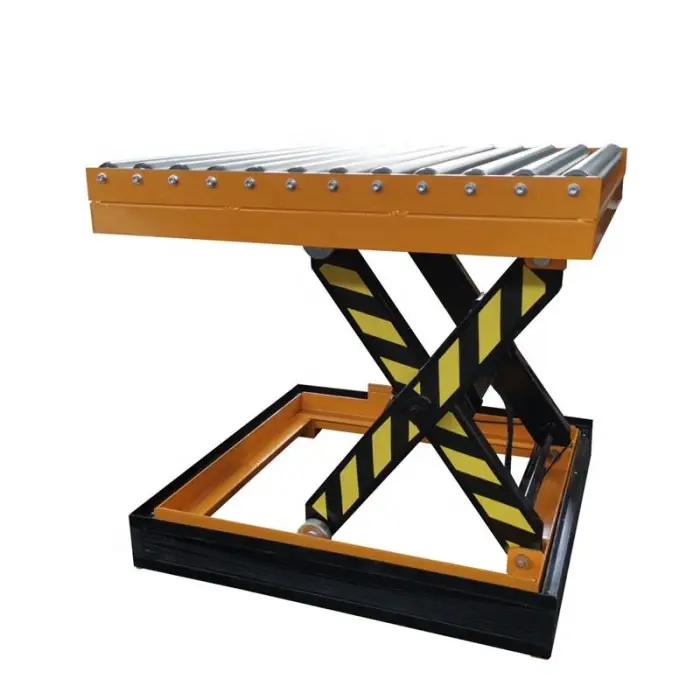 High Quality SAGA FIRST Hydraulic Lift Elevator Scissor Lifting Table Double Scissor Plastic Spraying Surface Control Handle — image 4