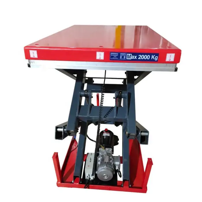 High Quality SAGA FIRST Hydraulic Lift Elevator Scissor Lifting Table Double Scissor Plastic Spraying Surface Control Handle — image 5