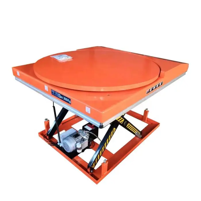 High Quality SAGA FIRST Hydraulic Lift Elevator Scissor Lifting Table Double Scissor Plastic Spraying Surface Control Handle — image 6