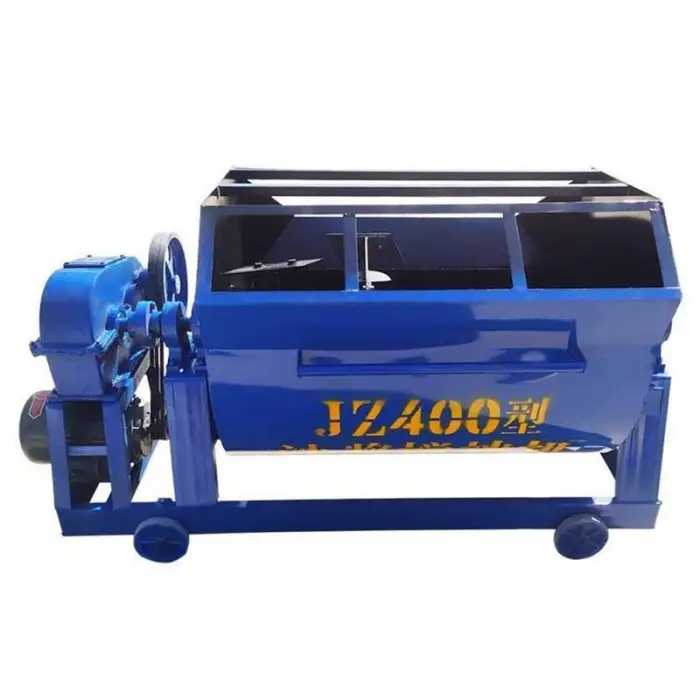 New Movable 500L Horizontal Concrete Mixer Mortar Mixing Machine — image 4