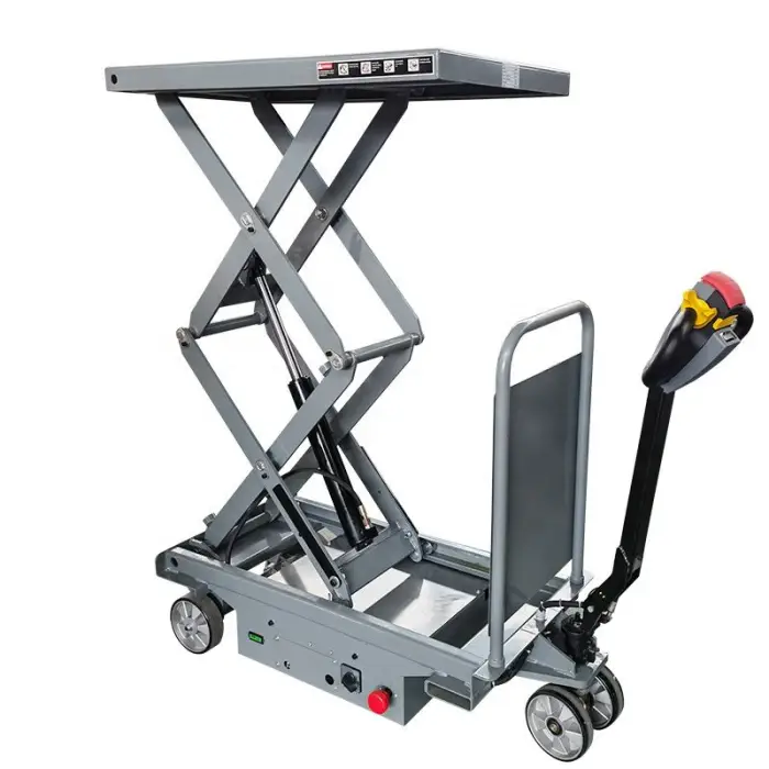 Movable Electric Lift Table Scissor Lifting Platform Lift Table — image 4
