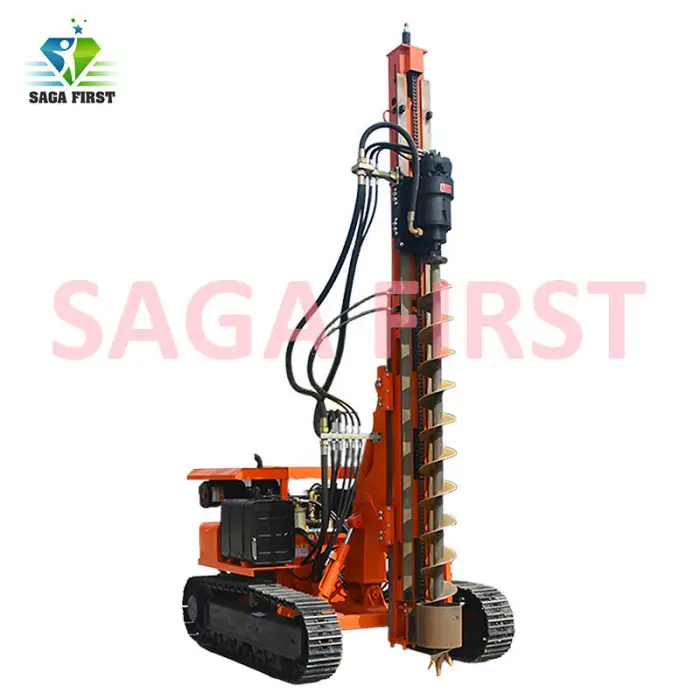 Automatic Hydraulic Solar Pile Driver Machine CE Certified New Ground Mounting System Installer for Construction Solar Panel — image 4