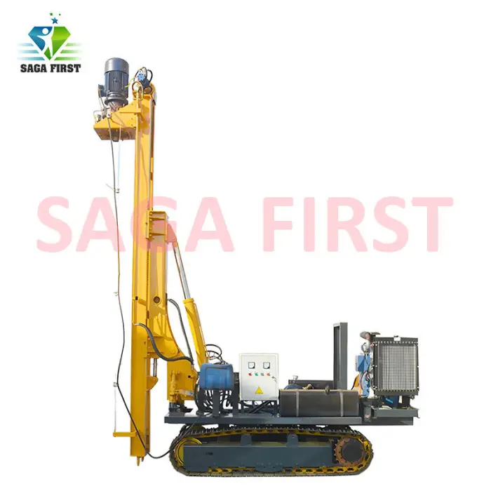 Crawler Mounted Hydraulic Solar Pile Driver Mobile Solar Piling Machine for Rough Terrain — image 5